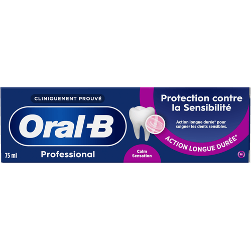 Foto van Oral-B Tandpasta professional calm sensation op witte achtergrond