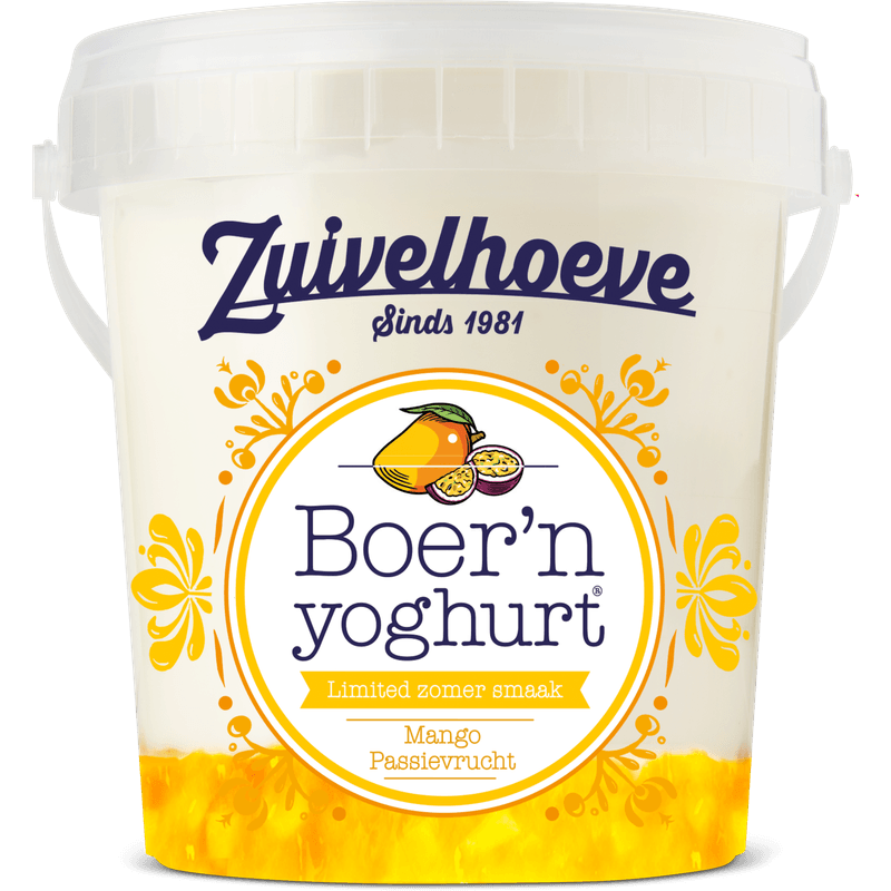 Zuivelhoeve Boern yoghurt mango-passievrucht