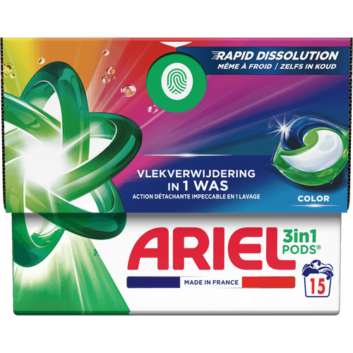 Foto van Ariel All-in-1 pods color op witte achtergrond