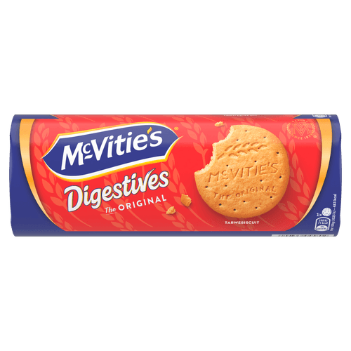 Foto van McVitie's Digestive original op witte achtergrond