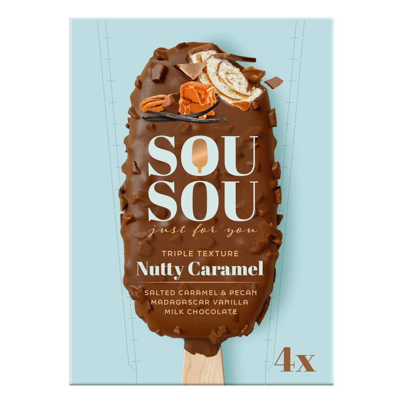 Sou Sou Nutty caramel 4 st.
