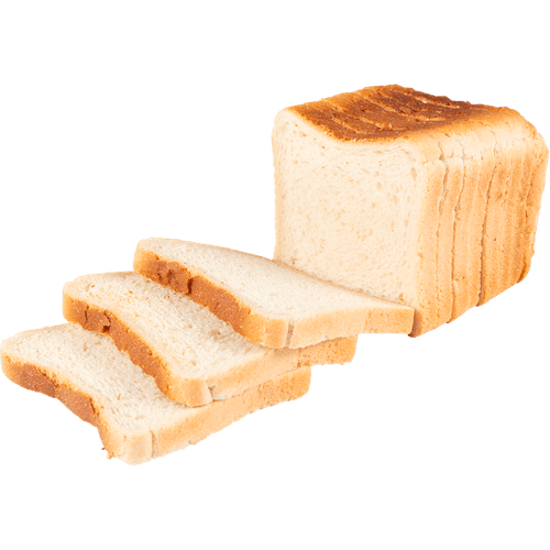 Foto van DekaVers Tosti wit half op witte achtergrond