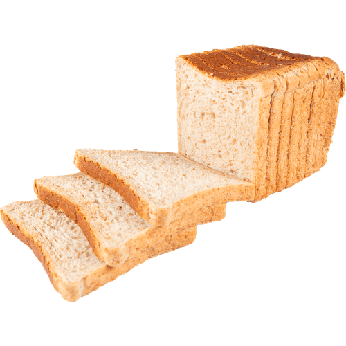 Foto van DekaVers Tosti bruin half op witte achtergrond