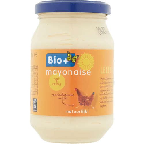 Foto van Bio+ Mayonaise op witte achtergrond