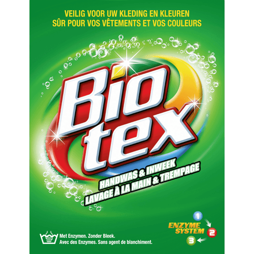 Foto van Biotex Handwas groen op witte achtergrond
