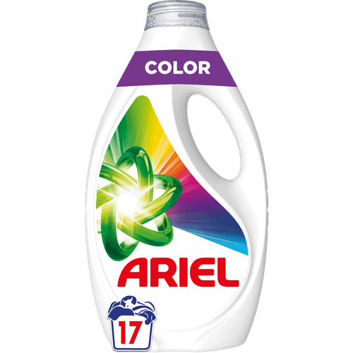 Foto van Ariel Vloeibaar wasmiddel color 17 wasbeurten op witte achtergrond