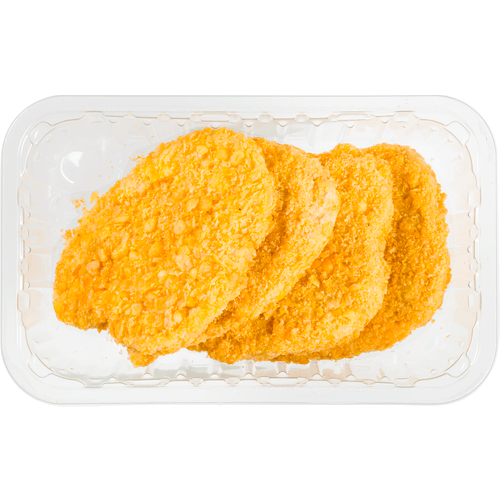 Foto van DekaVers Kipkrokantschnitzel 4 st. op witte achtergrond