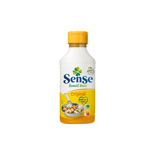 Foto van Sense Margarine original vloeibaar op witte achtergrond