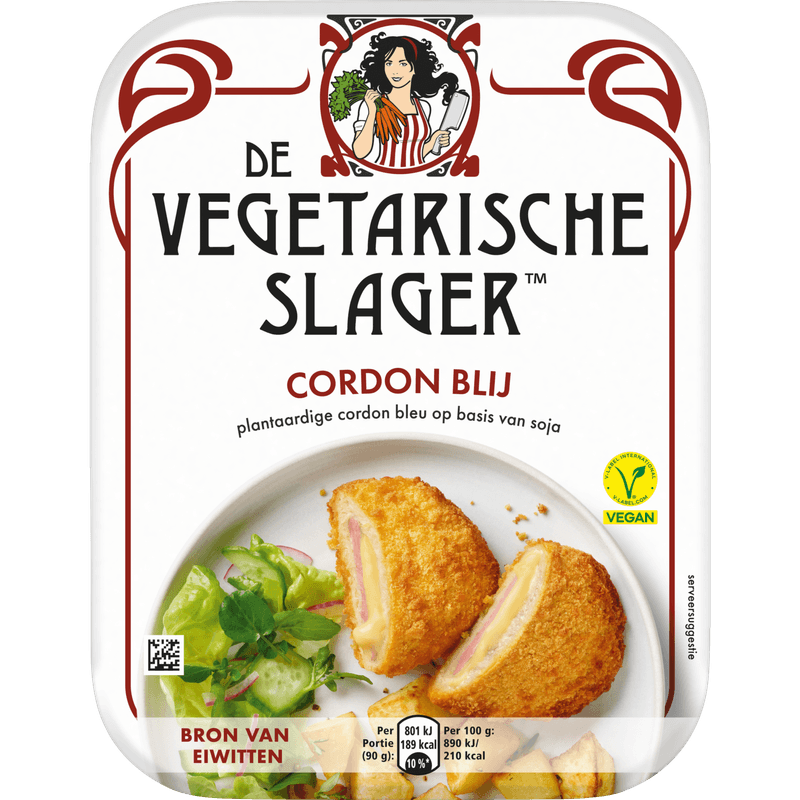 De Vegetarische Slager Cordon blij