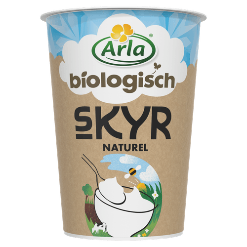 Foto van Arla Biologisch skyr naturel op witte achtergrond
