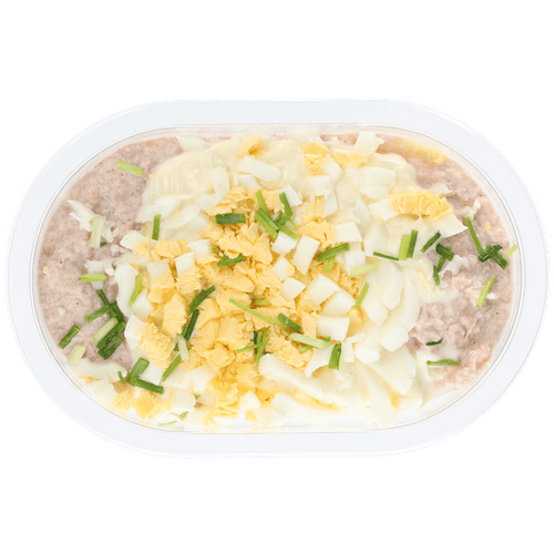 Foto van Ladessa Hamspread met asperge op witte achtergrond