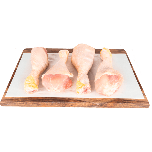 Foto van DekaVers Scharrel kipdrumsticks naturel 4 stuks op witte achtergrond