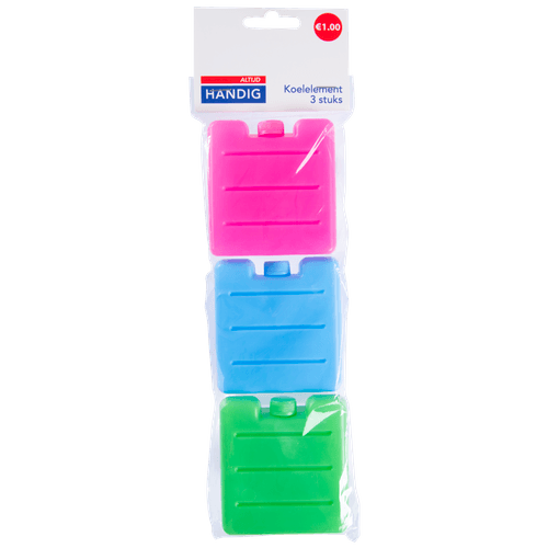 Foto van Altijd handig Koelelementen mini 3 st. op witte achtergrond