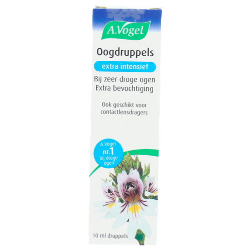 Foto van A. Vogel Oogdruppels extra intens op witte achtergrond