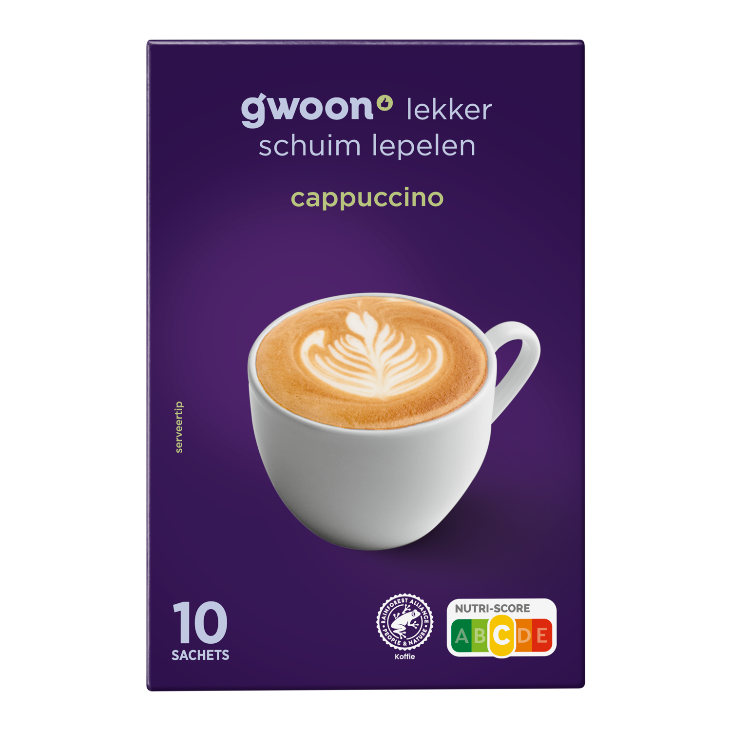 G'woon Oploskoffie cappuccino
