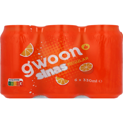 Foto van G'woon Sinas 6x33 cl op witte achtergrond