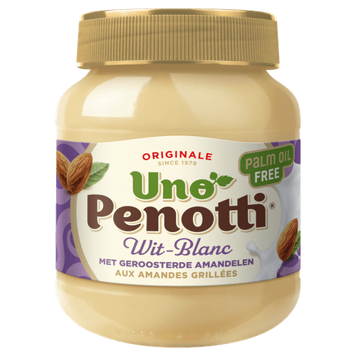 Foto van Penotti Uno pasta wit op witte achtergrond