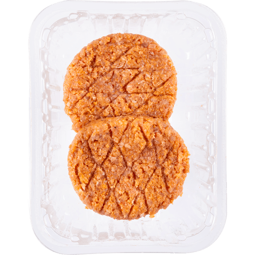 Foto van DekaVers Scharrel verse kipburger op witte achtergrond