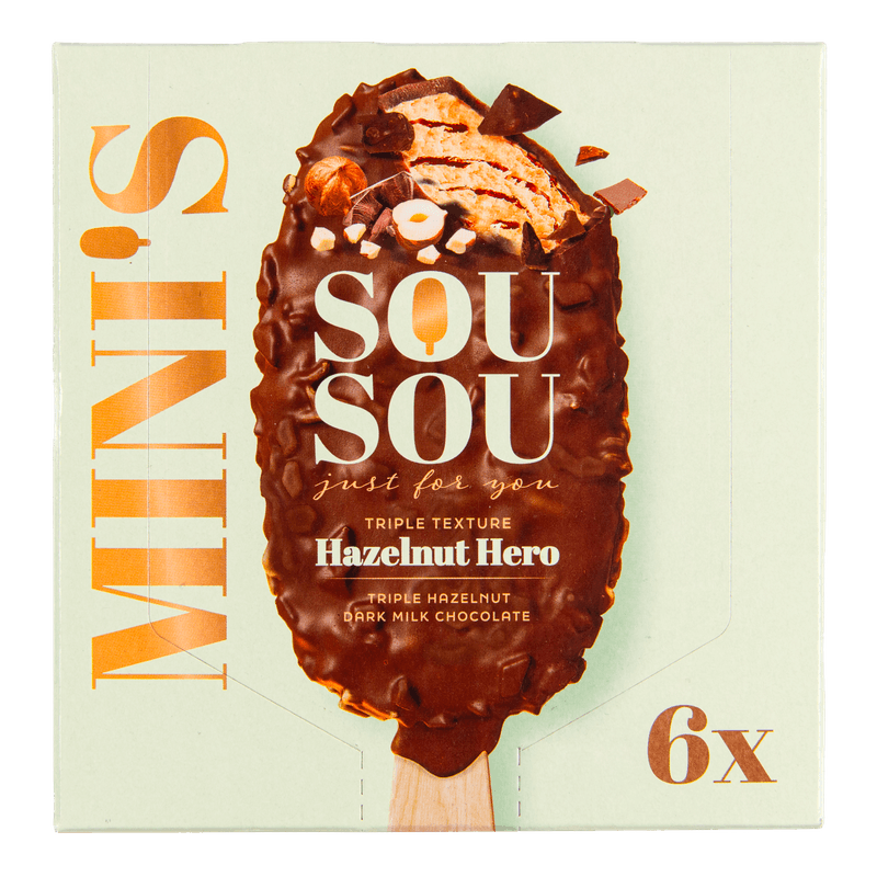 Sou Sou Hazelnut hero mini 6 st.