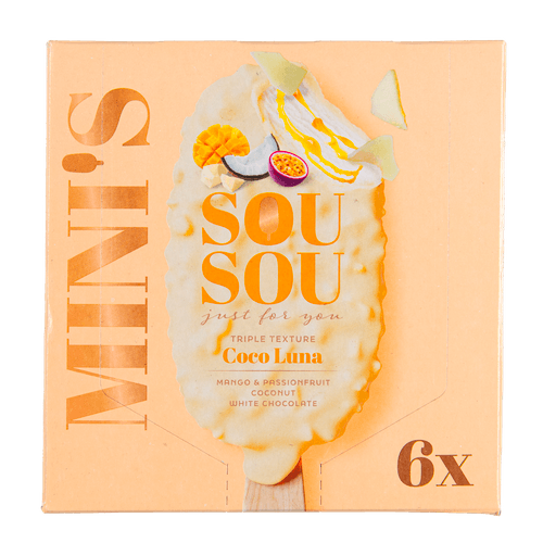 Foto van Sou Sou Coco luna mini 6 st. op witte achtergrond