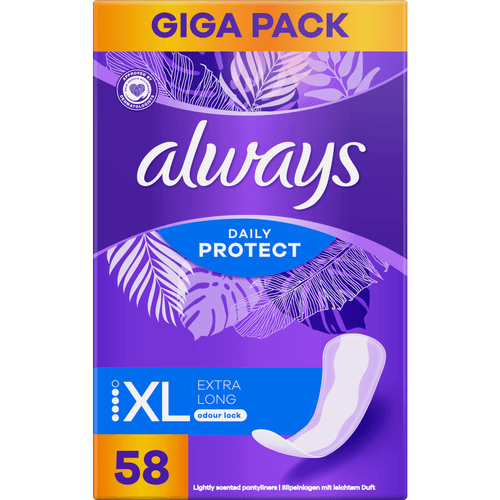 Foto van Always Inlegkruisjes long plus megapak op witte achtergrond