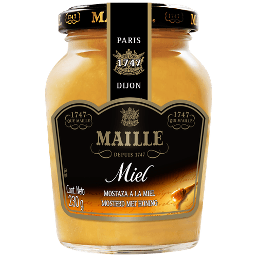 Foto van Maille Mosterd dijon honing op witte achtergrond