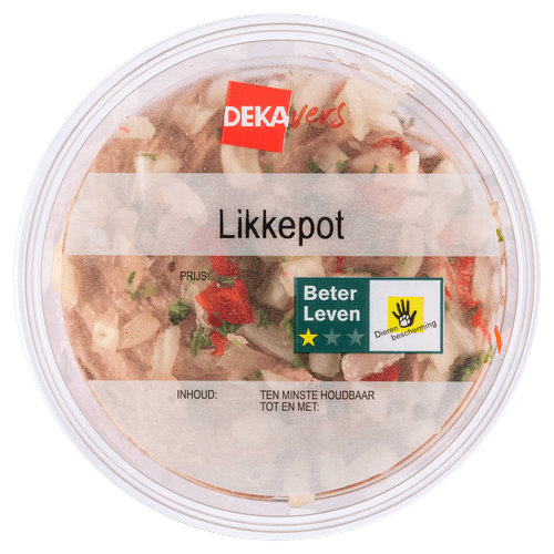 Foto van DekaVers Likkepot op witte achtergrond