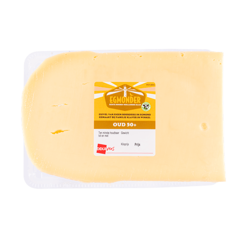 Foto van DekaVers Egmonder oud gesneden op witte achtergrond