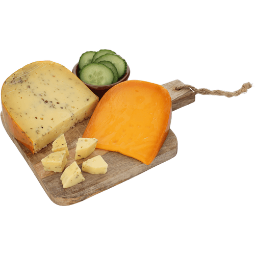 Foto van Lentekaas op witte achtergrond