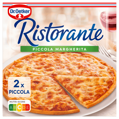 Foto van Dr. Oetker Piccola margherita op witte achtergrond
