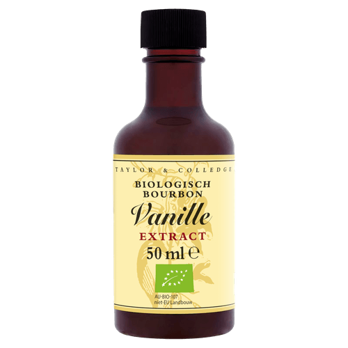 Foto van Taylor & Colledge Vanille extract bio op witte achtergrond