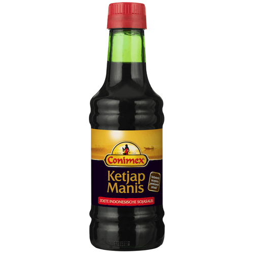 Foto van Conimex Ketjap manis op witte achtergrond