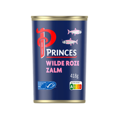 Foto van Princes Roze zalm op witte achtergrond