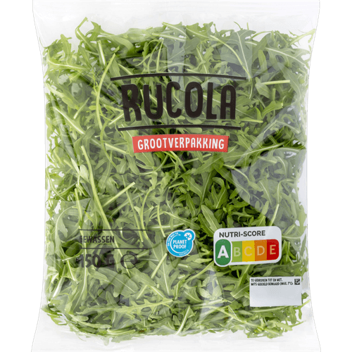 Foto van Rucola op witte achtergrond