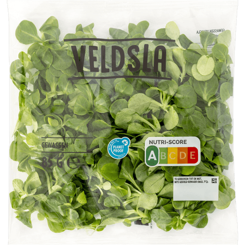 Foto van Veldsla op witte achtergrond