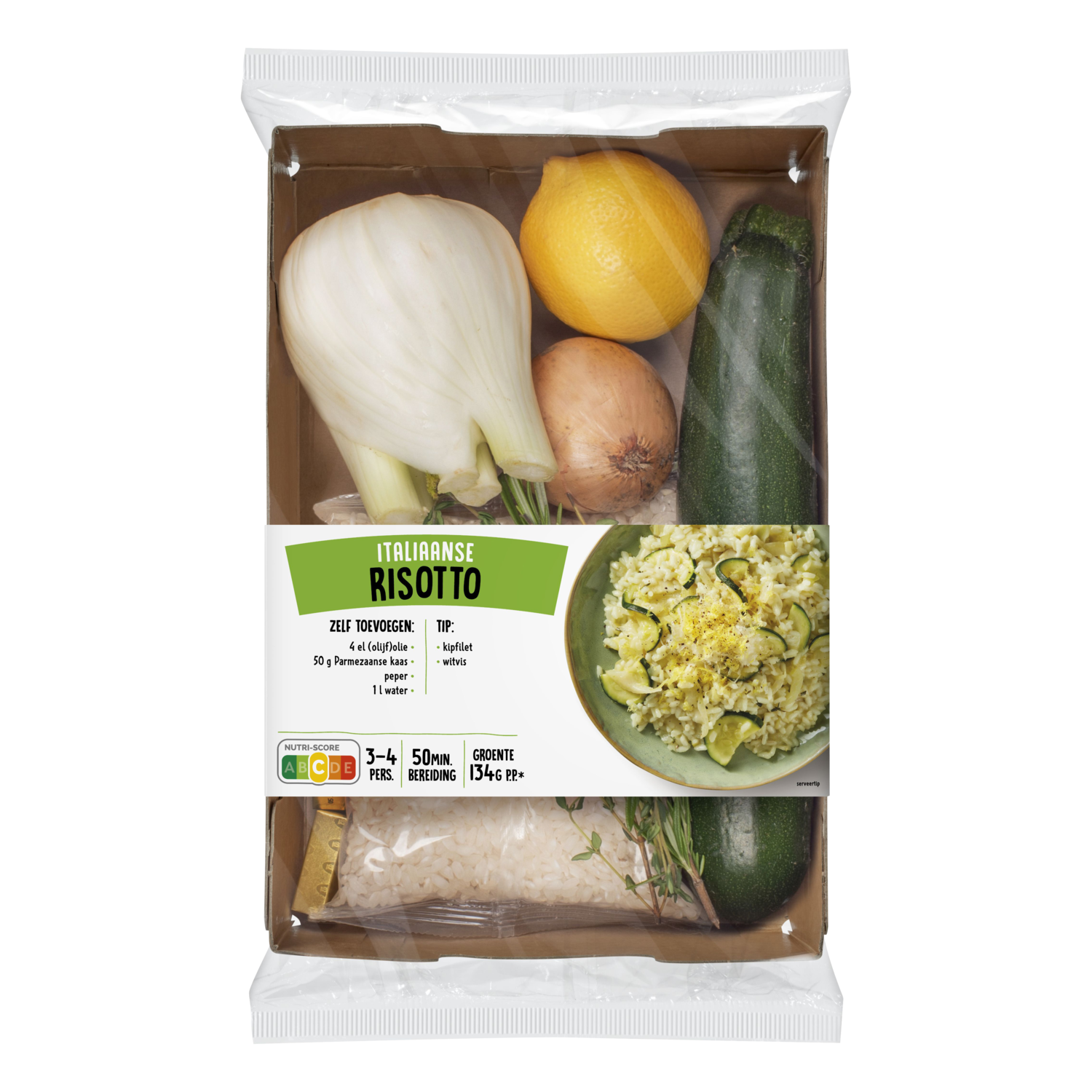 Verspakket risotto