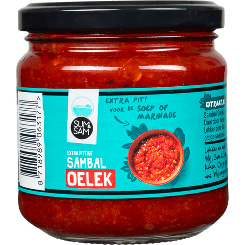 Foto van Sum & Sam Sambal oelek op witte achtergrond