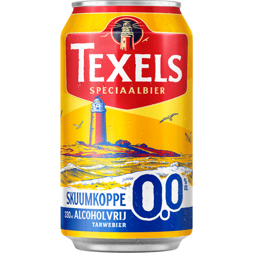 Foto van Texels Skuumkoppe 0.0% op witte achtergrond