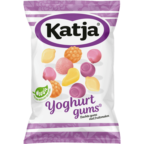 Foto van Katja Yoghurtgums op witte achtergrond
