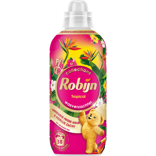 Foto van Robijn Wasverzachter tropical 38 wasbeurten op witte achtergrond