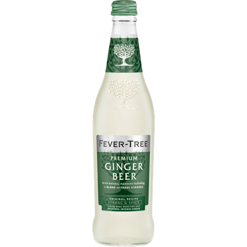 Foto van Fever Tree Ginger beer op witte achtergrond