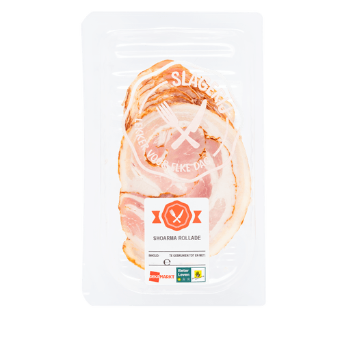 Foto van DekaVers Shoarmarollade op witte achtergrond