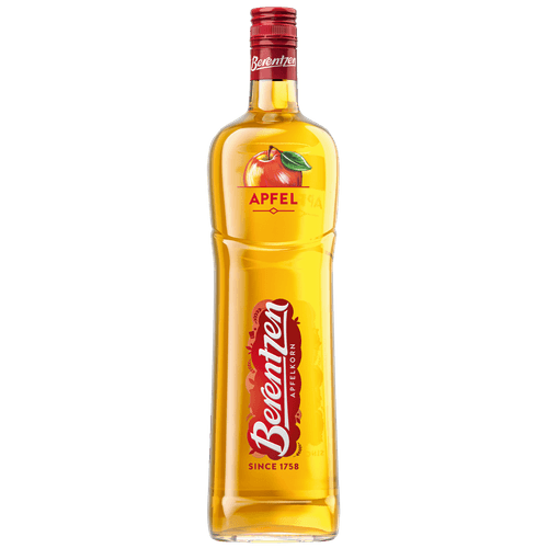 Foto van Berentzen Apfelkorn op witte achtergrond