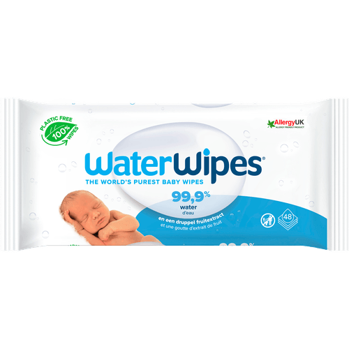 Foto van Babydoekjes op witte achtergrond