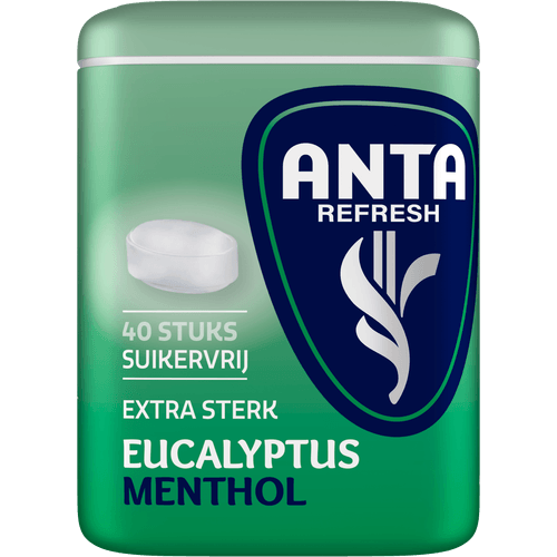 Foto van ANTA Refresh eucalyptus op witte achtergrond