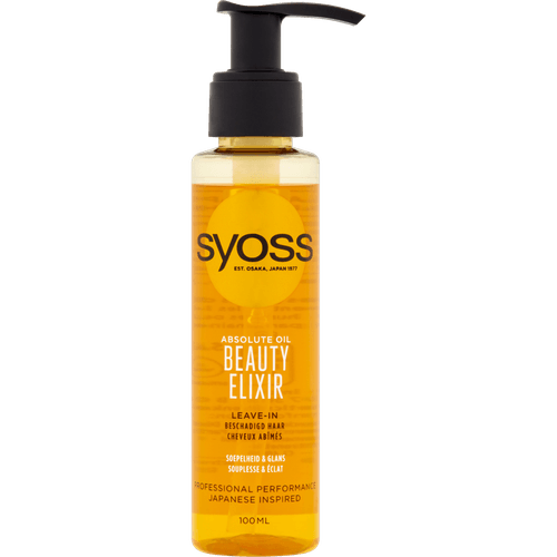 Foto van Syoss Beauty elixer absolute oil op witte achtergrond