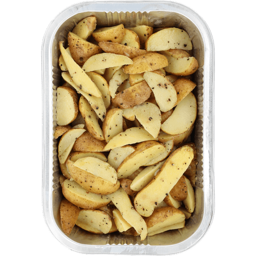 Foto van Potato Love Aardappelpartjes peper zeezout op witte achtergrond