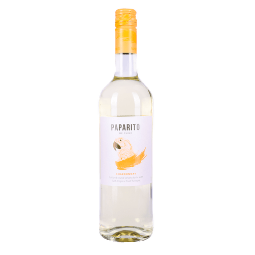 Foto van Paparito Chardonnay op witte achtergrond