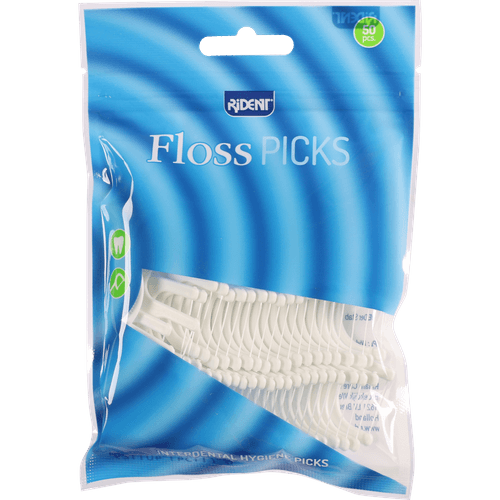 Foto van Rident Floss picks 50 st. op witte achtergrond