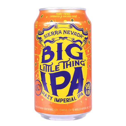 Foto van Sierra Nevada Big little thing ipa op witte achtergrond